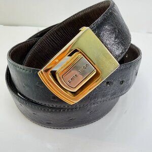 Pierre Cardin Reversible Leather Belt – Crocodile Texture